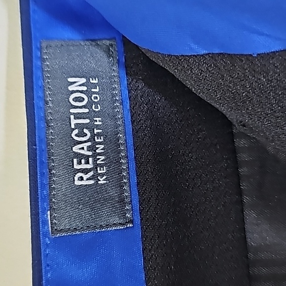 Kenneth Cole Reaction Techni-Cole Performance Dress Pants Blue 32x30 - Picture 5 of 9